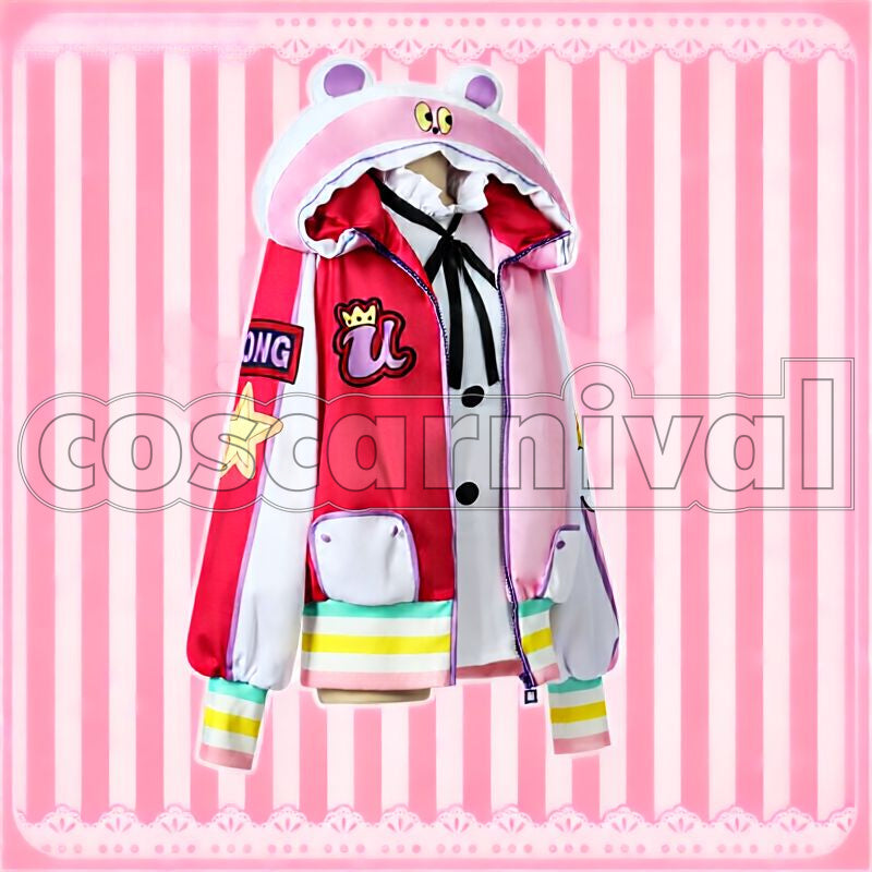 Film: Red Uta Cosplay cosplay costume from One Piece, front view 4