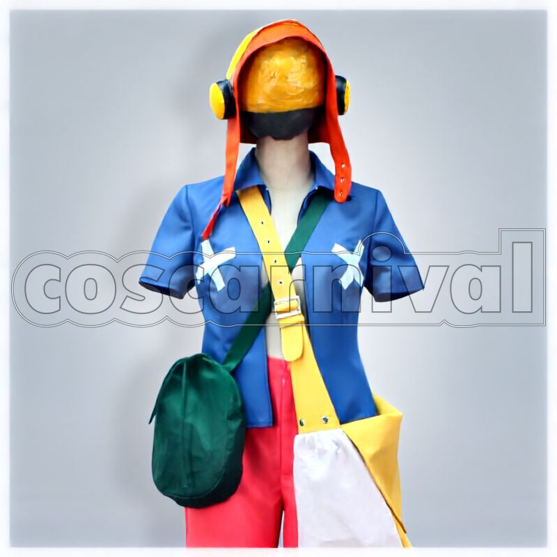 Film: Strong World Monkey D. Luffy Cosplay cosplay costume from One Piece, front view 1