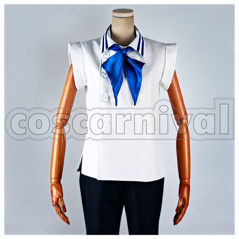 Marine Soldier Cosplay cosplay costume from One Piece, front view 1