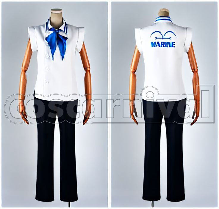 Marine Soldier Cosplay cosplay costume from One Piece, detail-1