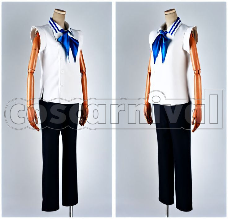 Marine Soldier Cosplay cosplay costume from One Piece, front view 2
