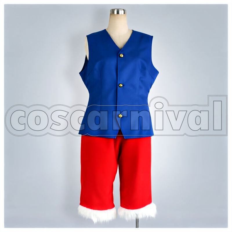 Monkey D. Luffy Cosplay cosplay costume from One Piece, front view