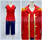 Monkey D. Luffy King of the Pirates Cosplay cosplay costume from One Piece, front view 2