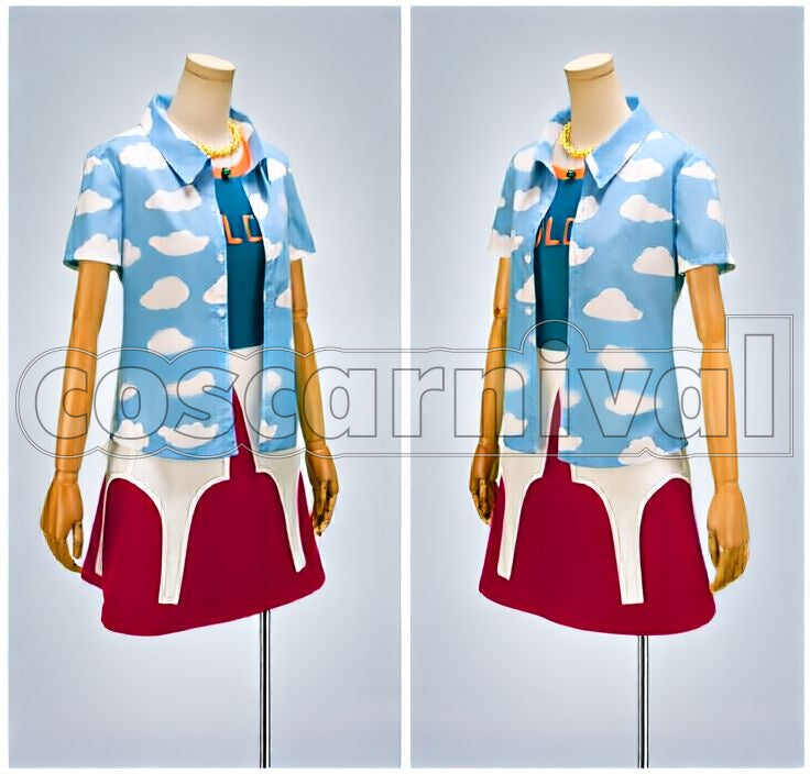 Ms. Goldenweek Cosplay cosplay costume from One Piece, front view 2