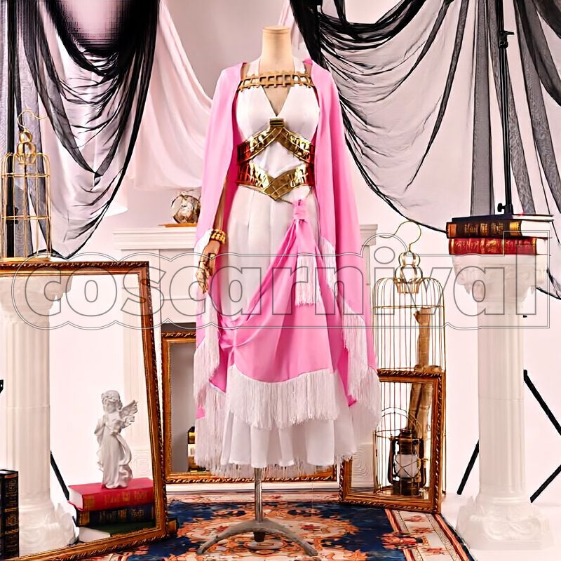 Nefertari Vivi Cosplay cosplay costume from One Piece, front view 2