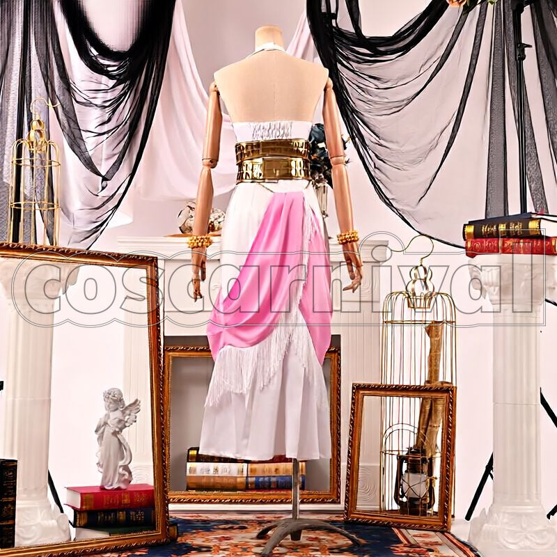 Nefertari Vivi Cosplay cosplay costume from One Piece, back view 2