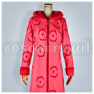 Nico Robin Punk Hazard Pink Coat Cosplay cosplay costume from One Piece, front view 1