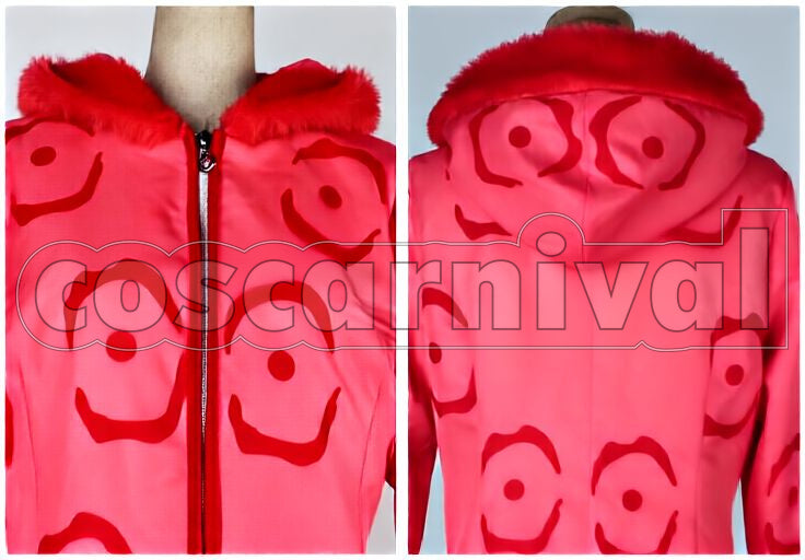 Nico Robin Punk Hazard Pink Coat Cosplay cosplay costume from One Piece, detail-2