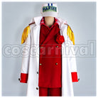 Three Admirals Akainu Full Set Cosplay cosplay costume from One Piece, front view 1