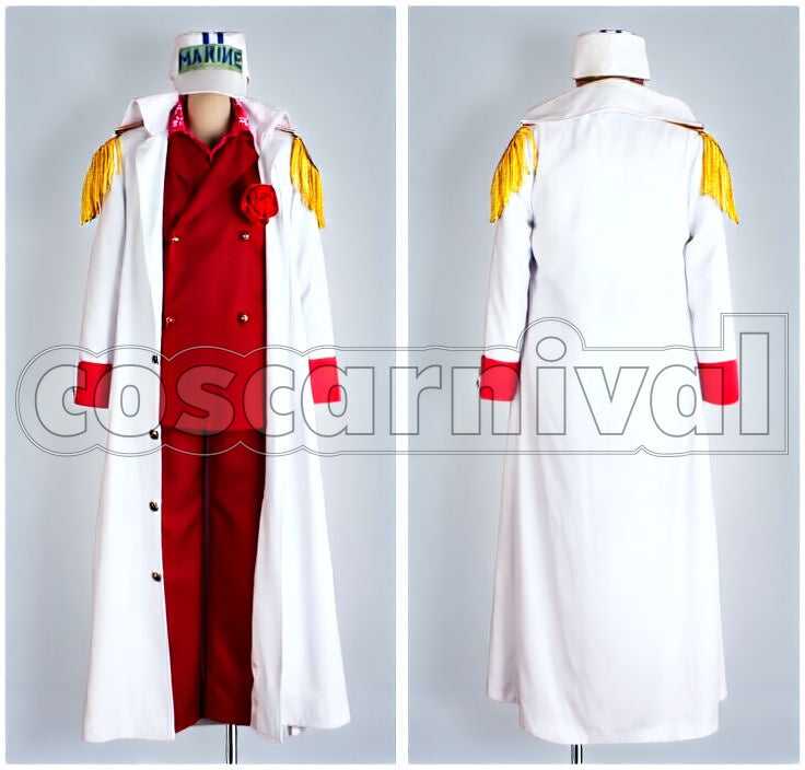 Three Admirals Akainu Full Set Cosplay cosplay costume from One Piece, detail-1