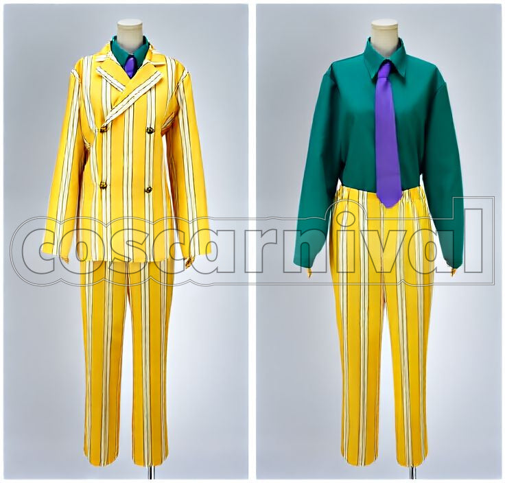 Three Admirals Kizaru Full Set Cosplay cosplay costume from One Piece, front view 3
