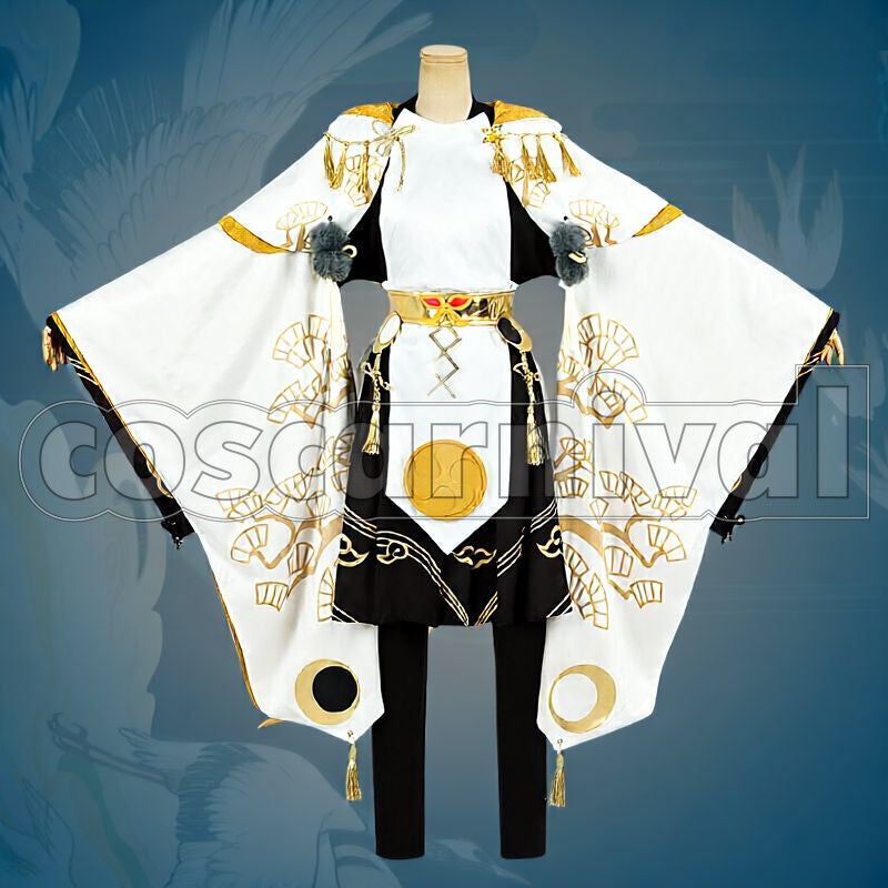 Ootengu Radiant Eagle Print Ver. Cosplay cosplay costume from Onmyoji Jr., front view 2