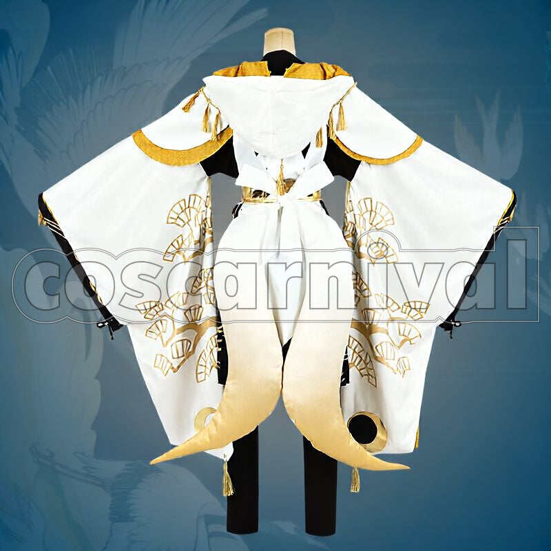 Ootengu Radiant Eagle Print Ver. Cosplay cosplay costume from Onmyoji Jr., back view