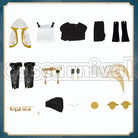 Ootengu Radiant Eagle Print Ver. Cosplay cosplay costume from Onmyoji Jr., set view
