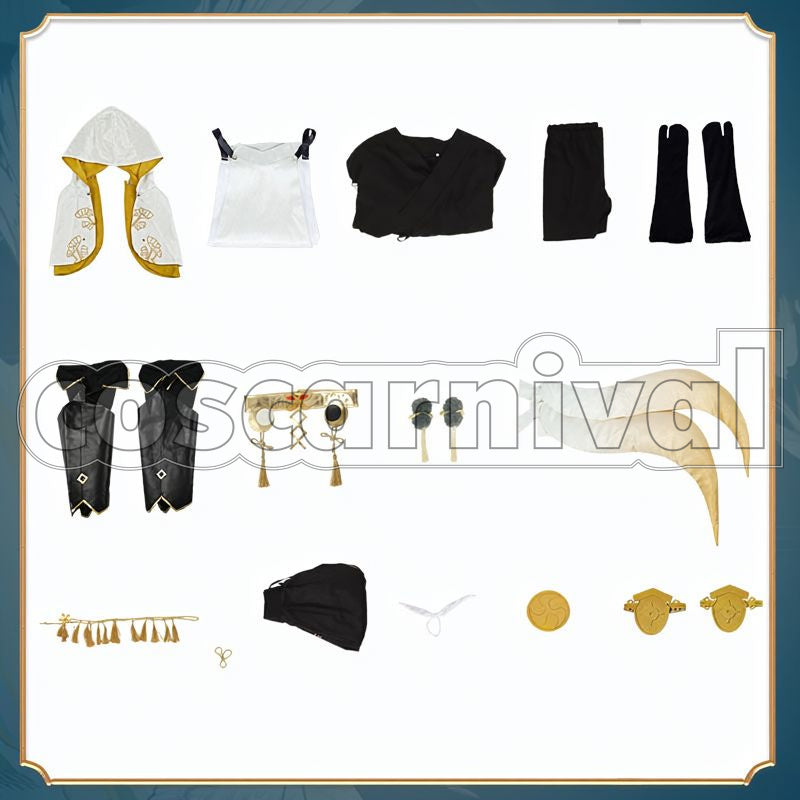 Ootengu Radiant Eagle Print Ver. Cosplay cosplay costume from Onmyoji Jr., set view