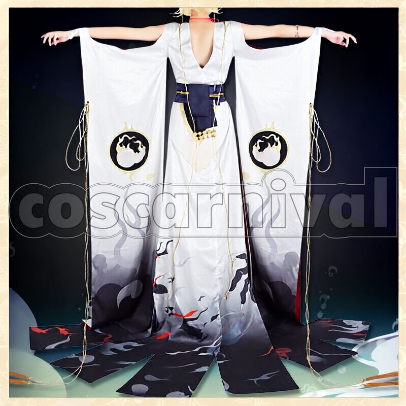 Unawakened Cosplay cosplay costume from Onmyoji Taishakuten, back view