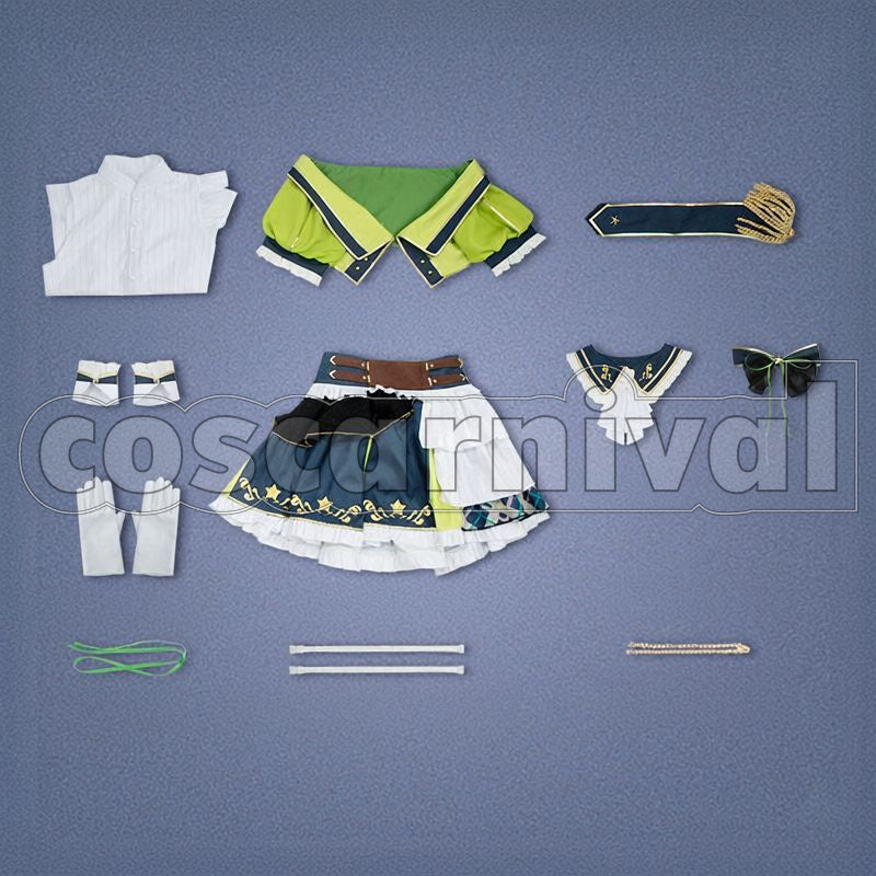 Ko Mem-cho Idol Outfit Cosplay cosplay costume from Oshi no, set view