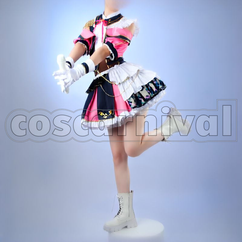 Ko Ruby Hoshino Mem-cho Idol Outfit Cosplay cosplay costume from Oshi no, front view 3