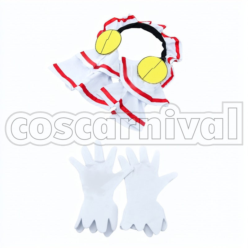 in the Crimson Shell kurarion cosplay costume from Pandora, detail-1
