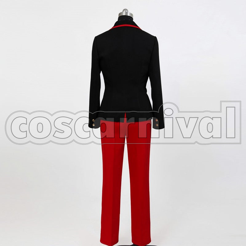 Shoma Takakura Metropolitan Gaien West High School cosplay costume from Penguindrum, back view