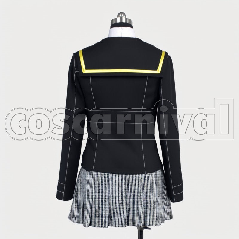 High School Rise Kujikawa Girls cosplay costume from Persona 4 Yasogami, back view