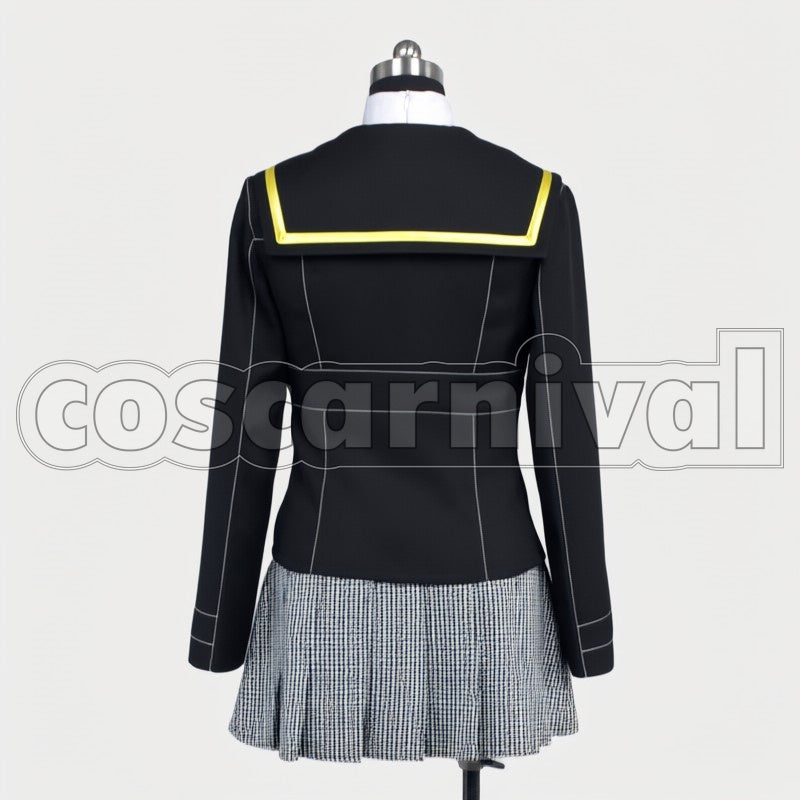 High School Rise Kujikawa Girls cosplay costume from Persona 4 Yasogami, back view