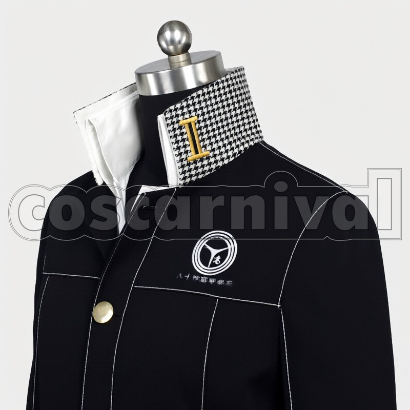 High School Yosuke Hanamura Boys cosplay costume from Persona 4 Yasogami, detail-1