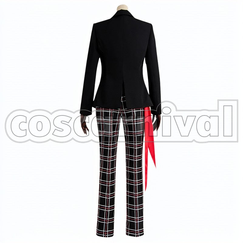 Akira Kurusu cosplay costume from Persona 5, back view