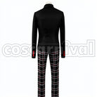 Protagonist cosplay costume from Persona 5, back view
