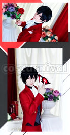 The Animation The Day Breakers Ren Amamiya Masquerade Cosplay cosplay costume from Persona 5:, the animation the day breakers ren amamiya masquerade 39130 front view 3