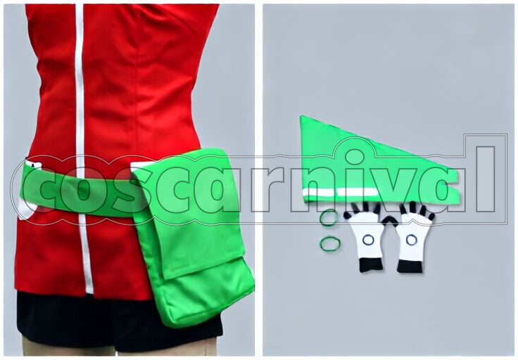Emerald May Cosplay cosplay costume from Pokémon, set view