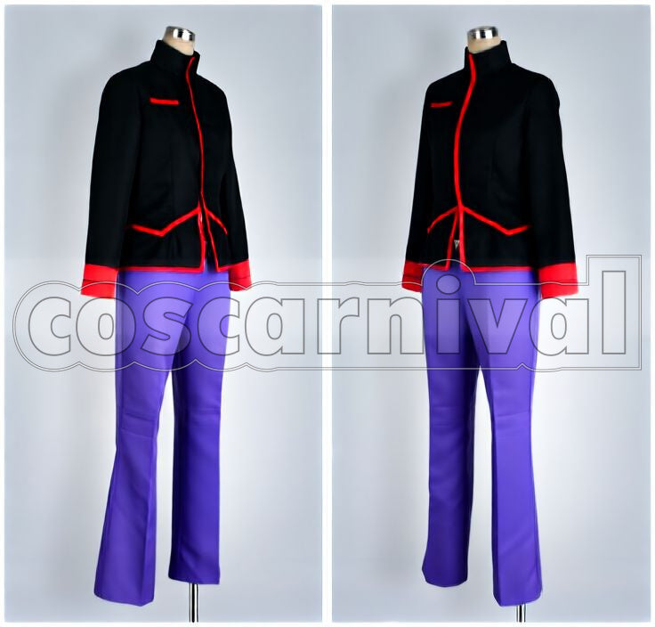 HeartGold and SoulSilver Silver Cosplay cosplay costume from Pokémon, front view 2