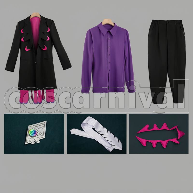 Legends: Z-A Corbeau Cosplay cosplay costume from Pokémon, set view