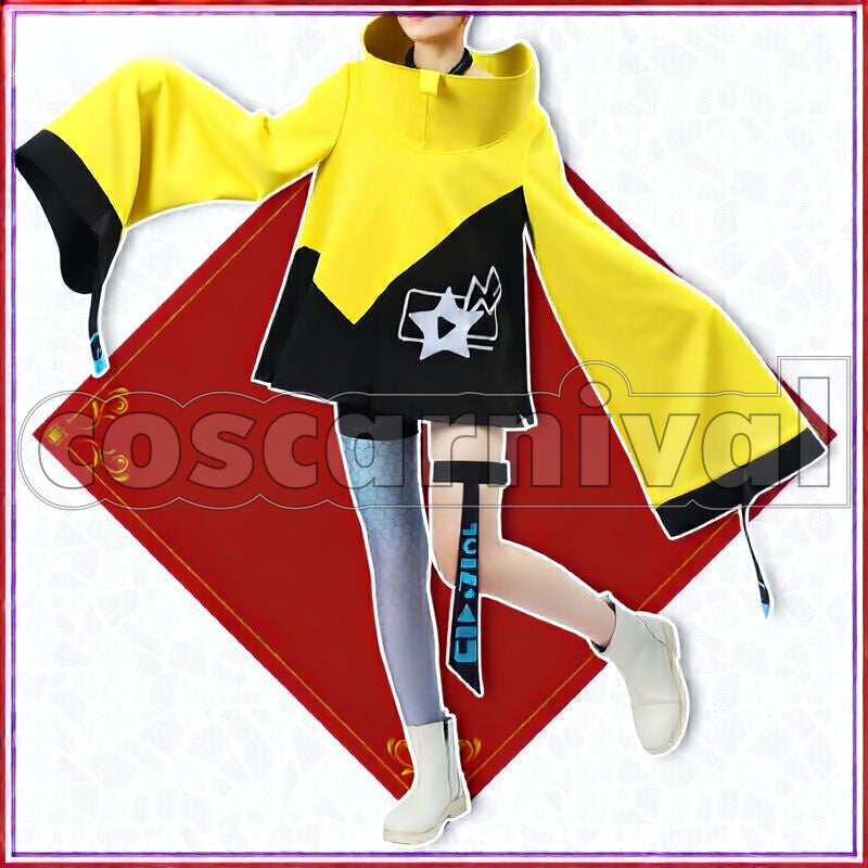 Scarlet and Violet Iono Cosplay cosplay costume from Pokémon, front view 2