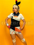 Sword and Shield Bea Cosplay cosplay costume from Pokémon, front view 5