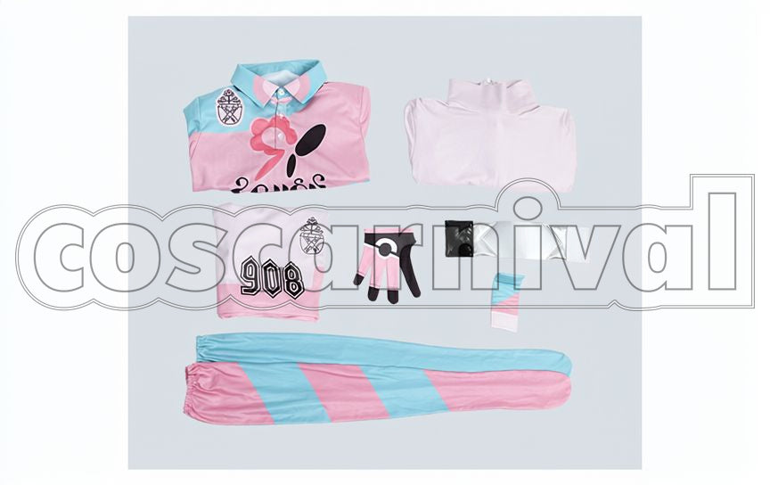 Sword and Shield Bede Tournament Outfit Cosplay cosplay costume from Pokémon, set view