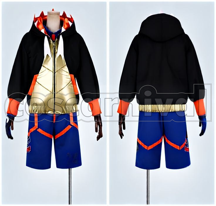 Sword and Shield Gym Leader Raihan Embroidered Version Cosplay cosplay costume from Pokémon, detail-1