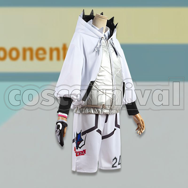 Sword and Shield Gym Leader Raihan Print Version Cosplay cosplay costume from Pokémon, front view 3