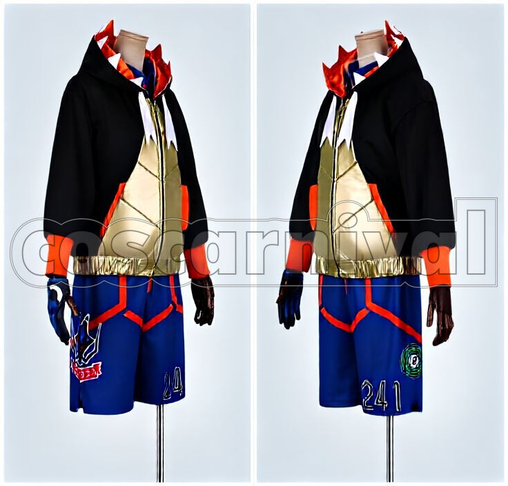 Sword and Shield Gym Leader Raihan Print Version Cosplay cosplay costume from Pokémon, front view 2