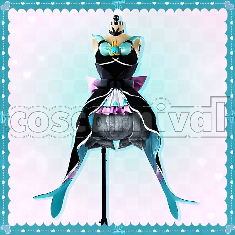 All Stars F Cure Supreme Cosplay cosplay costume from Pretty Cure, front view 4