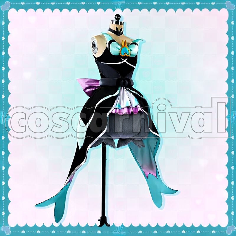 All Stars F Cure Supreme Cosplay cosplay costume from Pretty Cure, front view 5