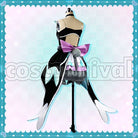 All Stars F Cure Supreme Cosplay cosplay costume from Pretty Cure, back view 2