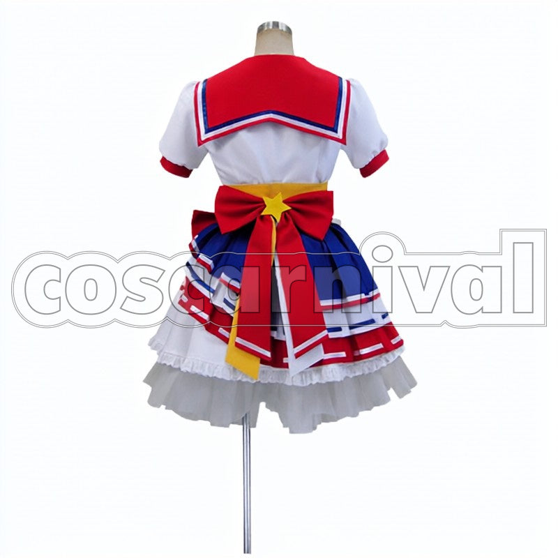reona wesuto cosplay costume from PriPara Dressing Paf, back view