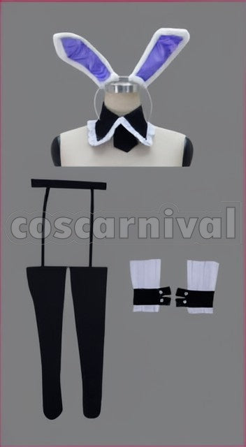 Coming from Another World Aren't They? Black usagi cosplay costume from Problem Children Are, detail-1
