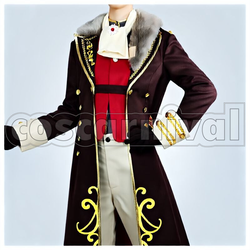 Arthur Central Kingdom Ballad of The Dog Whisperer's Auroral Prayer Cosplay cosplay costume from Promise of Wizard, front view 1