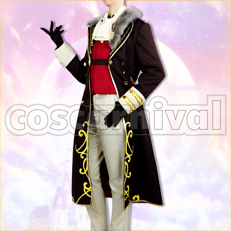 Arthur Central Kingdom Ballad of The Dog Whisperer's Auroral Prayer Cosplay cosplay costume from Promise of Wizard, front view 3