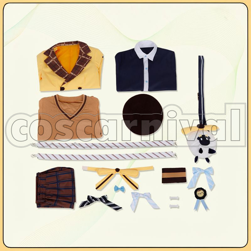 Arthur Central Kingdom Wish Upon the Bell of Happiness Cosplay cosplay costume from Promise of Wizard, set view