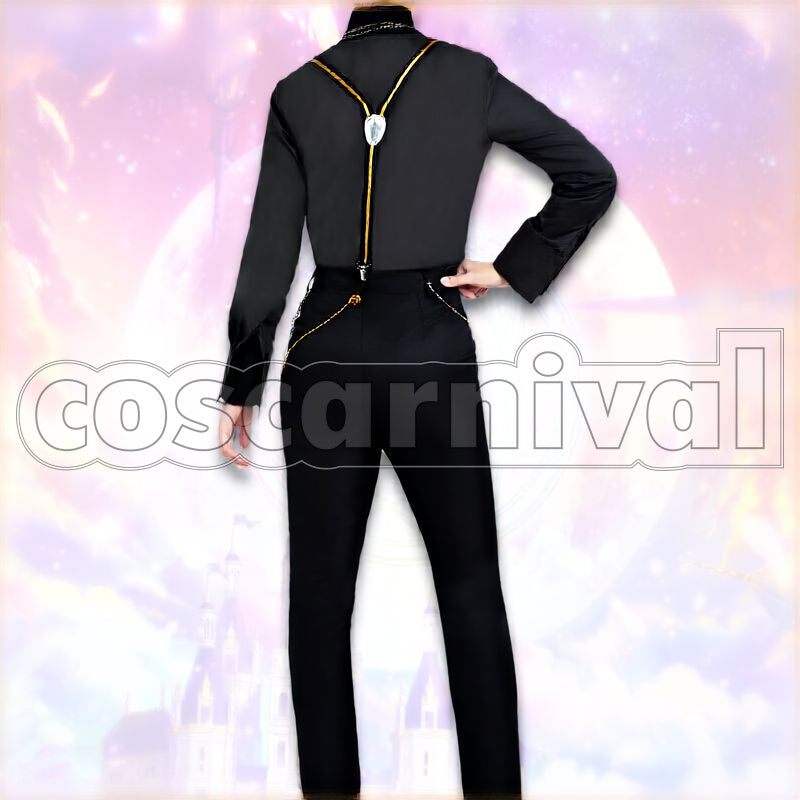 Heathcliff Eastern Country Birthday Gacha Cosplay cosplay costume from Promise of Wizard, back view 2