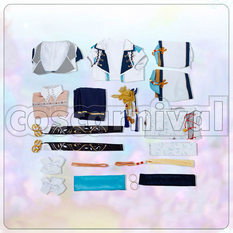 Owen Northern Country Ballad of the Innocent Weaver Cosplay cosplay costume from Promise of Wizard, set view