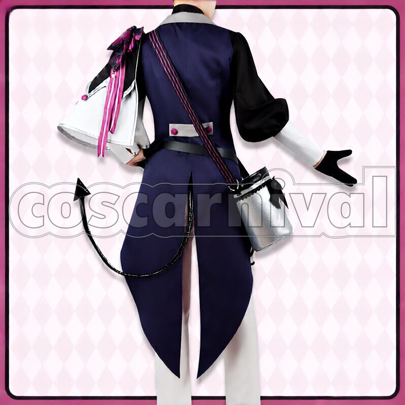 Owen Northern Country Wish Upon the Bell of Happiness Cosplay cosplay costume from Promise of Wizard, back view